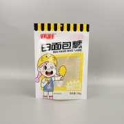 200g白麵包糠+亮麵塑料複合+三邊封拉鏈袋