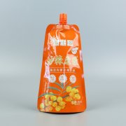450ml沙棘原漿+亮麵鋁箔水煮+異形自立帶吸嘴